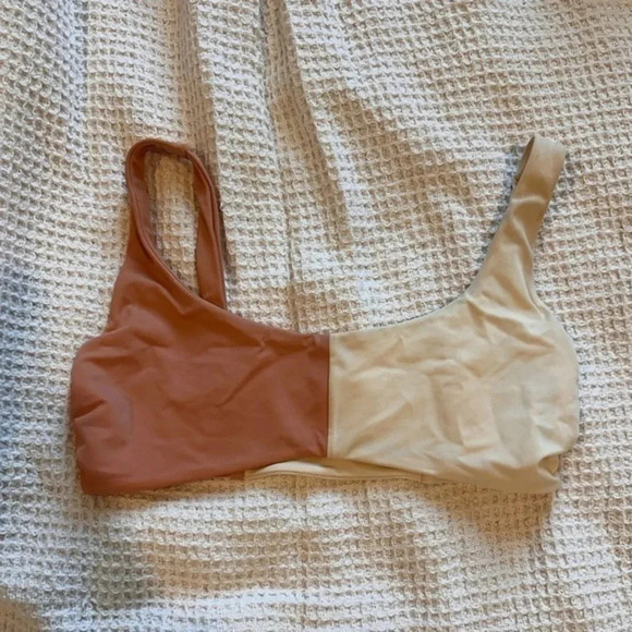 Tori Praver Deja Bikini Top in French Rose size small - Picture 2 of 4